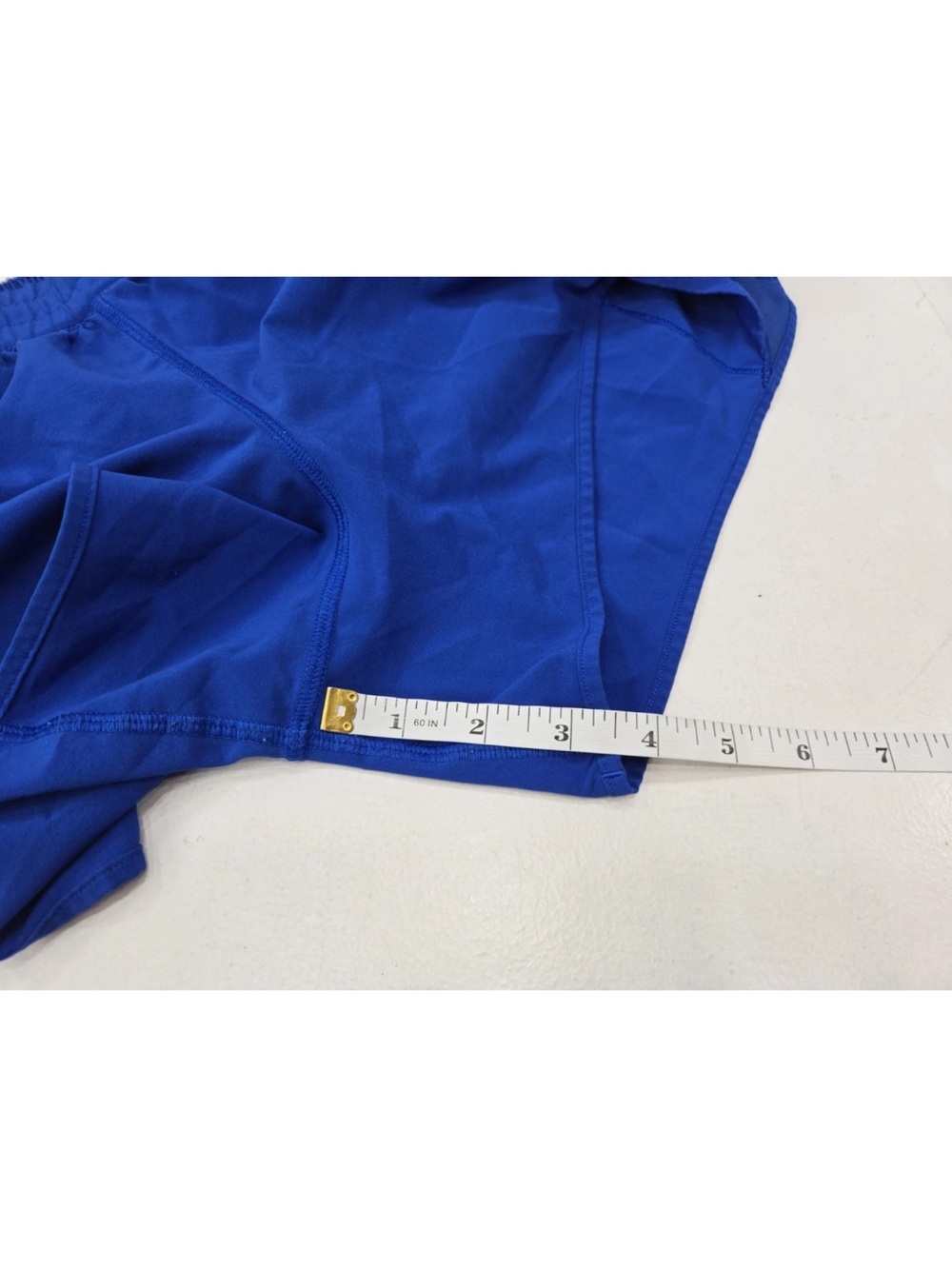 Lululemon Hotty Hot Short *High-Rise Long 4" Jet Stream Size 8 Womens - Picture 7 of 8